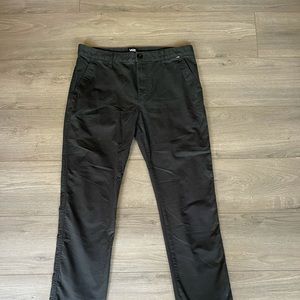 Black vans khakis